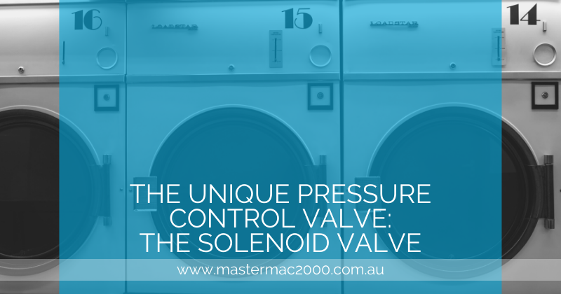 line of washing machines