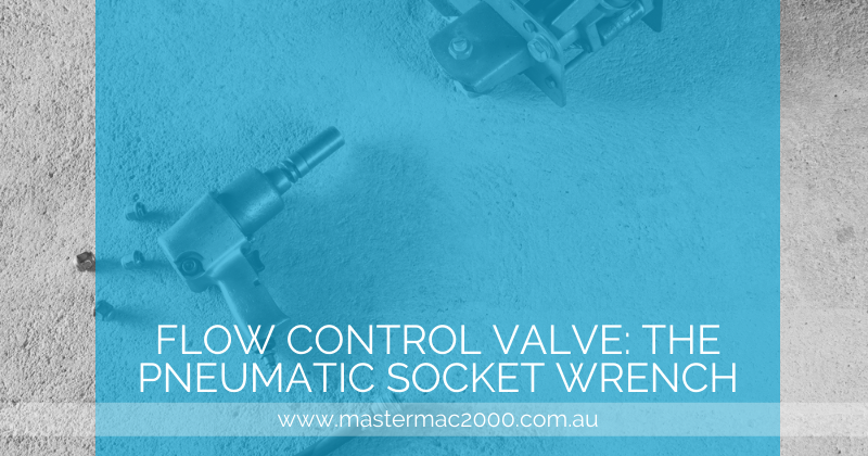 air socket wrench and bolts on the floor