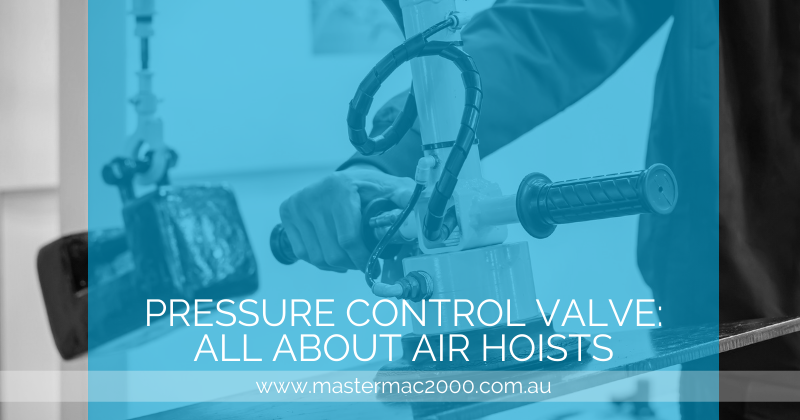 vacuum hoist held by man