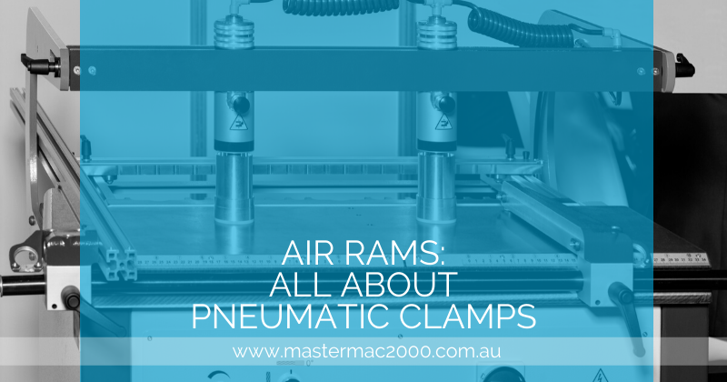 pneumatic clamps of drilling machine