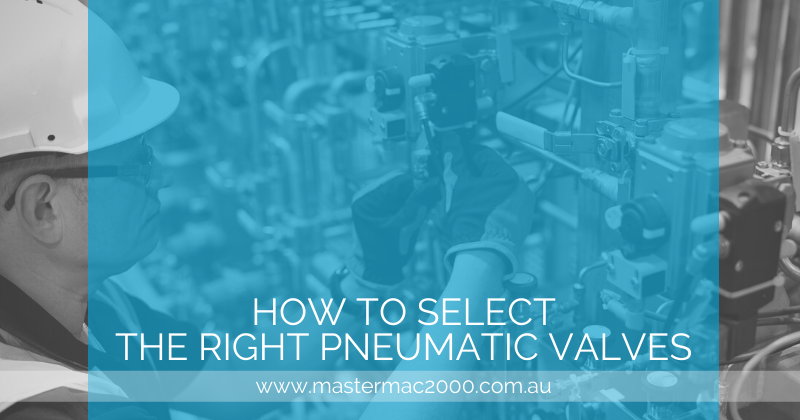 engineer checking on a pneumatic valve